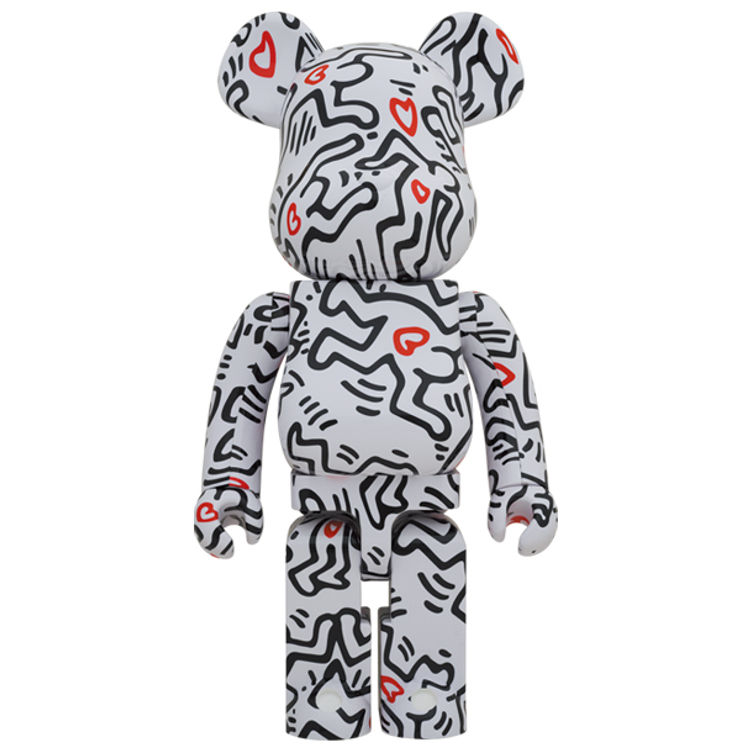 1000% Keith Haring #8 Be@rbrick by Keith Haring