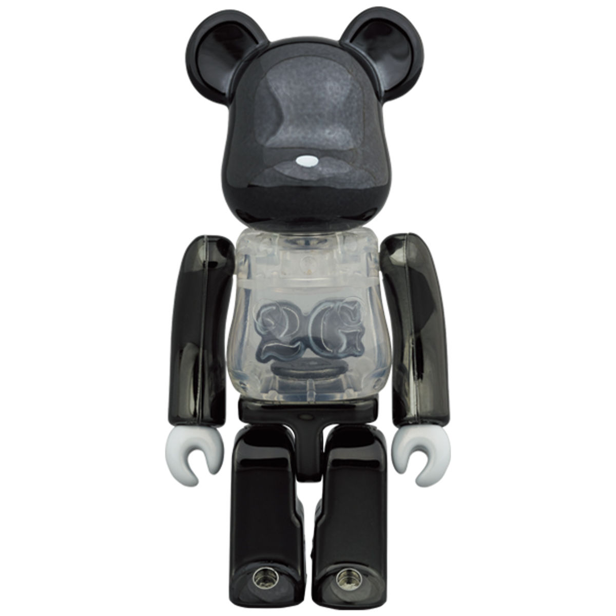 100% + 400% Black Chrome 2G Be@rbrick (Set)
