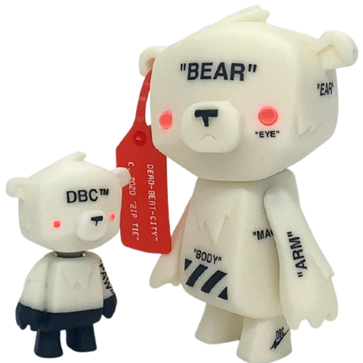 Off Bear White Kuma Cub