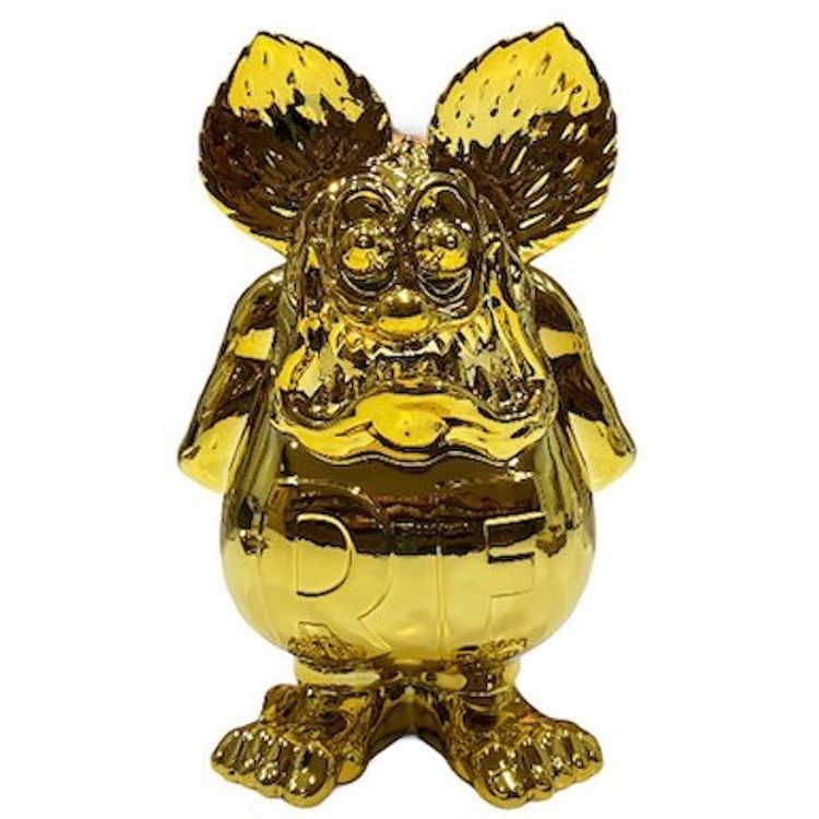 Gold Gold Rat Fink by Ed 'Big Daddy' Roth