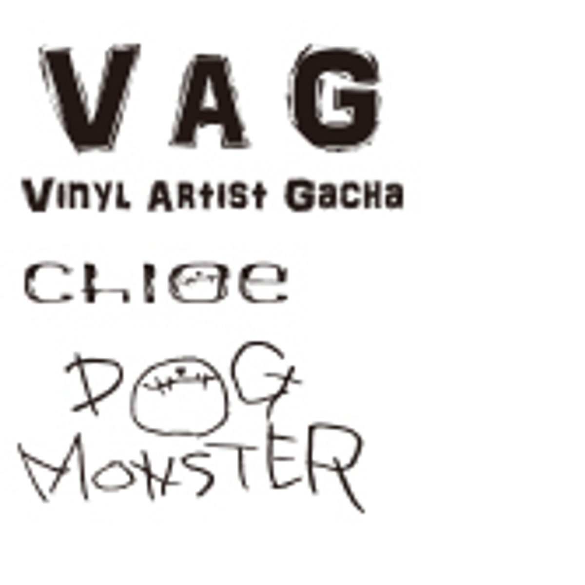 Yellow White Dog Monster