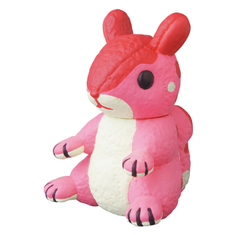 Pink Red Komugi the Chipmunk by Etsuko Fukushi