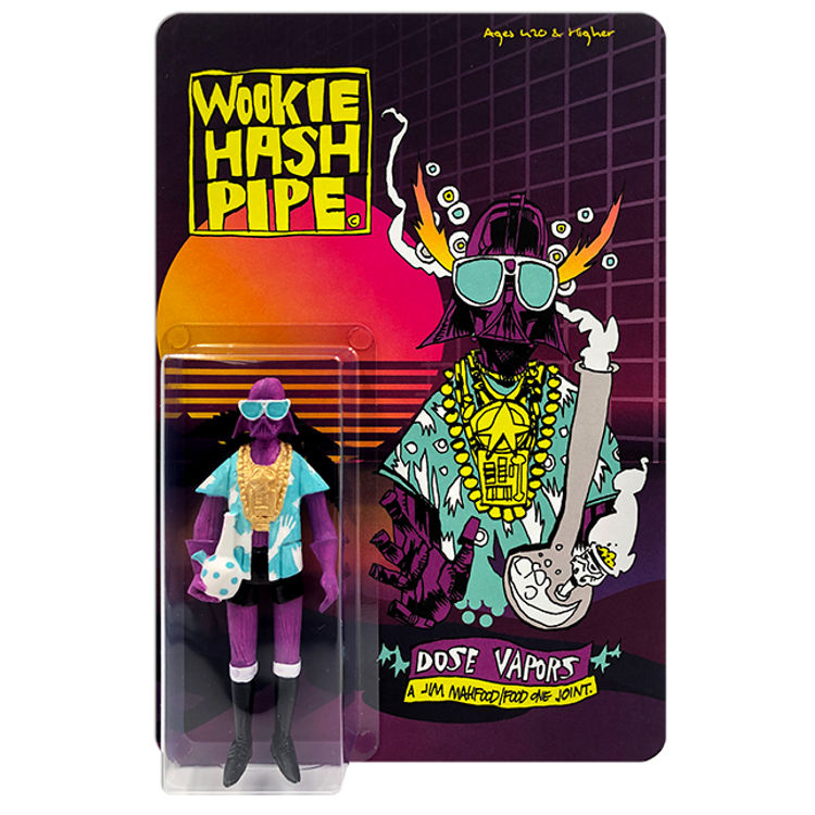 Neon Edition Dos Vapors : Wookie Hash Pipe by Jim Mahfood