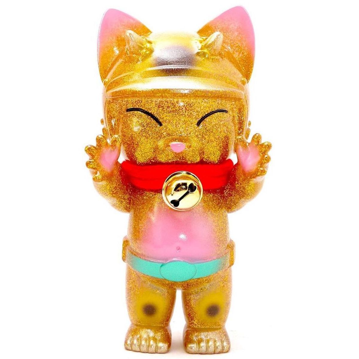 Gold Lucky Hug Hug Cat