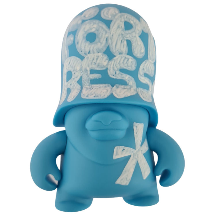 4" Cyan : CMYK Teddy Troop 2.0 by Flying Förtress