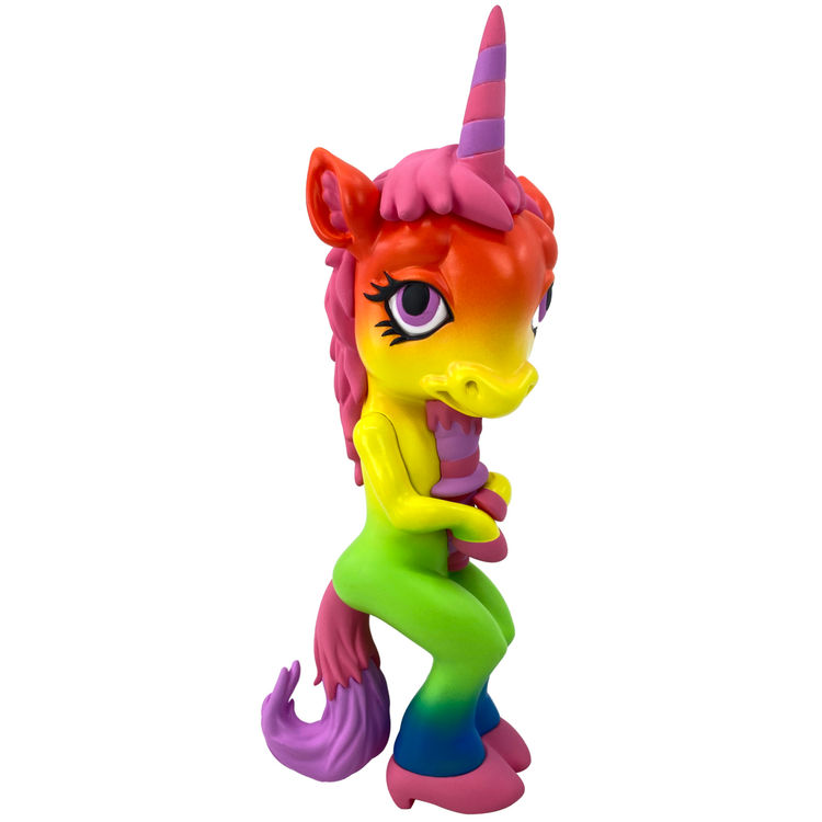 Rainbow Forlorn Unicorn by Ron English