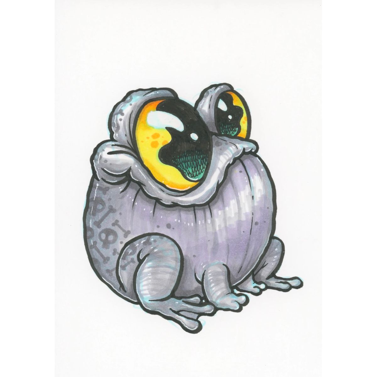 Original Marker Drawing Frog #11