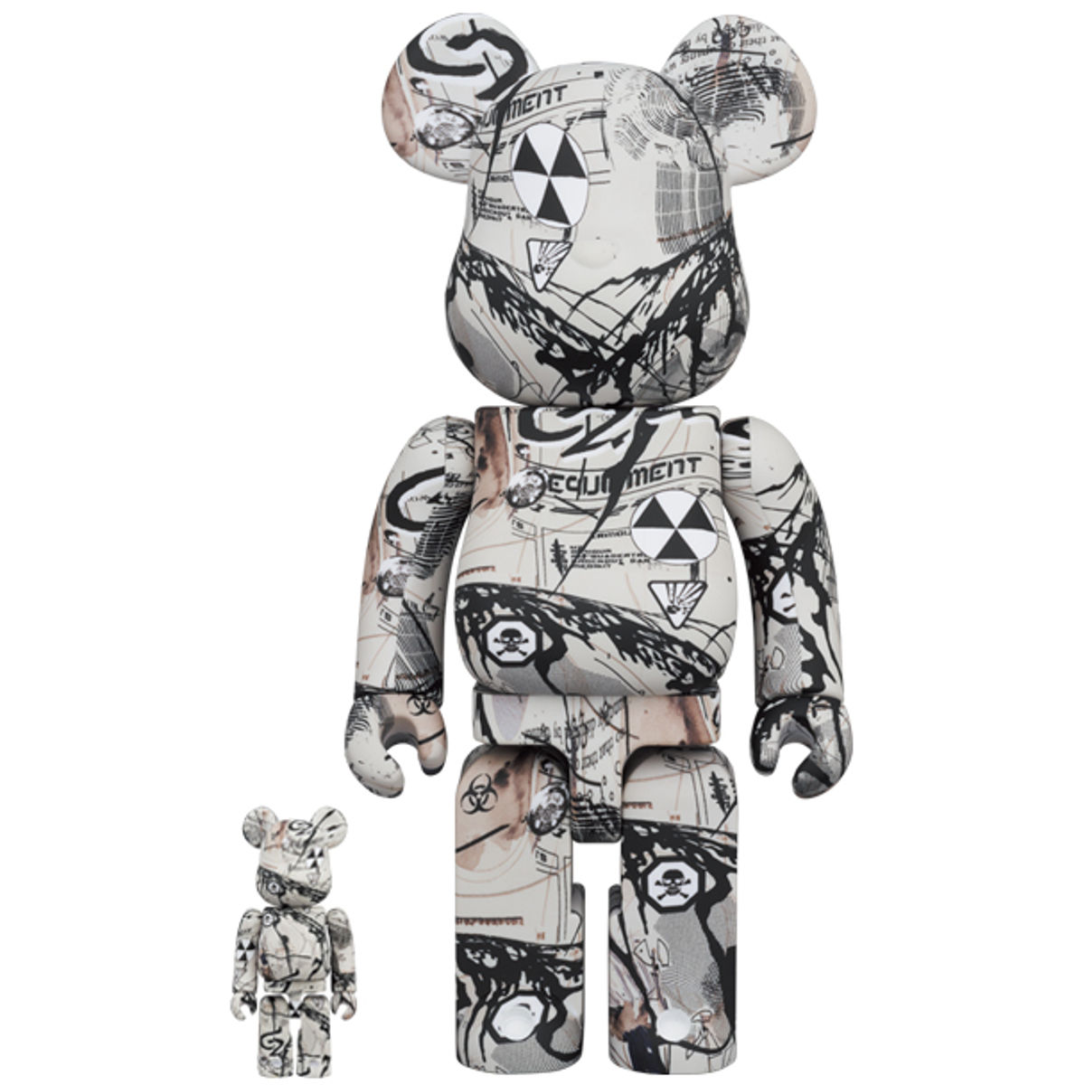 100% + 400% Hiroki Tsukuda Bearbrick (Set)