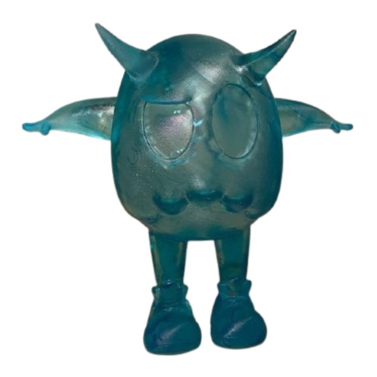 Dark Green Resin Mini Eggie by Art Fabula