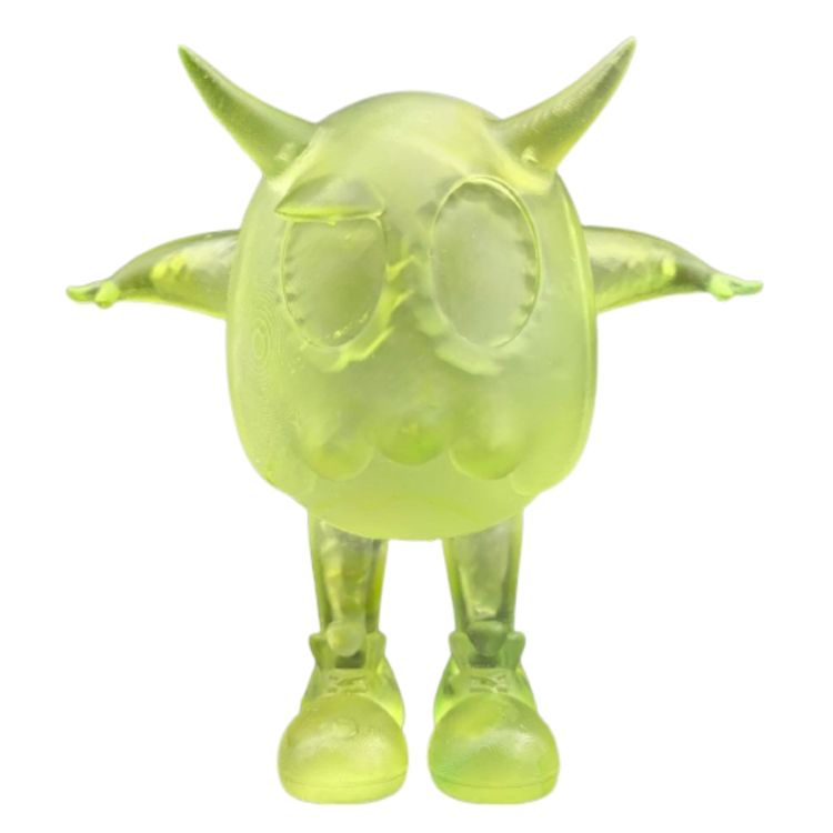 Green Clear Mini Eggie by Art Fabula