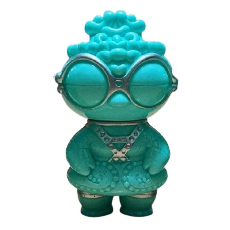 Tiffany Blue Two Eye Shakokitachi by Science Patrol