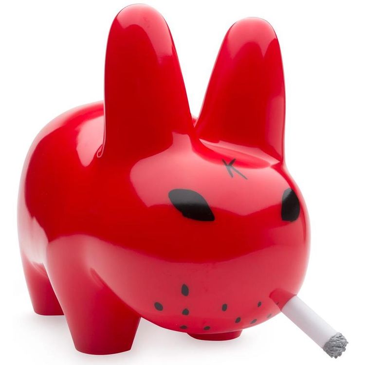 10" Lustre Gloss Red Labbit by Frank Kozik