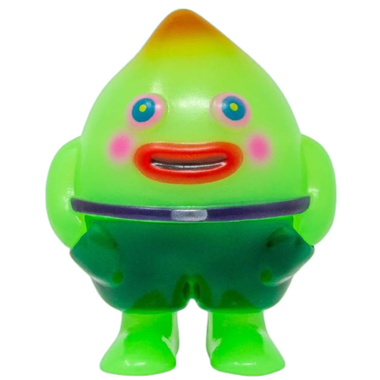 Stoned Peach Man Sofubi by Anonymous Rat
