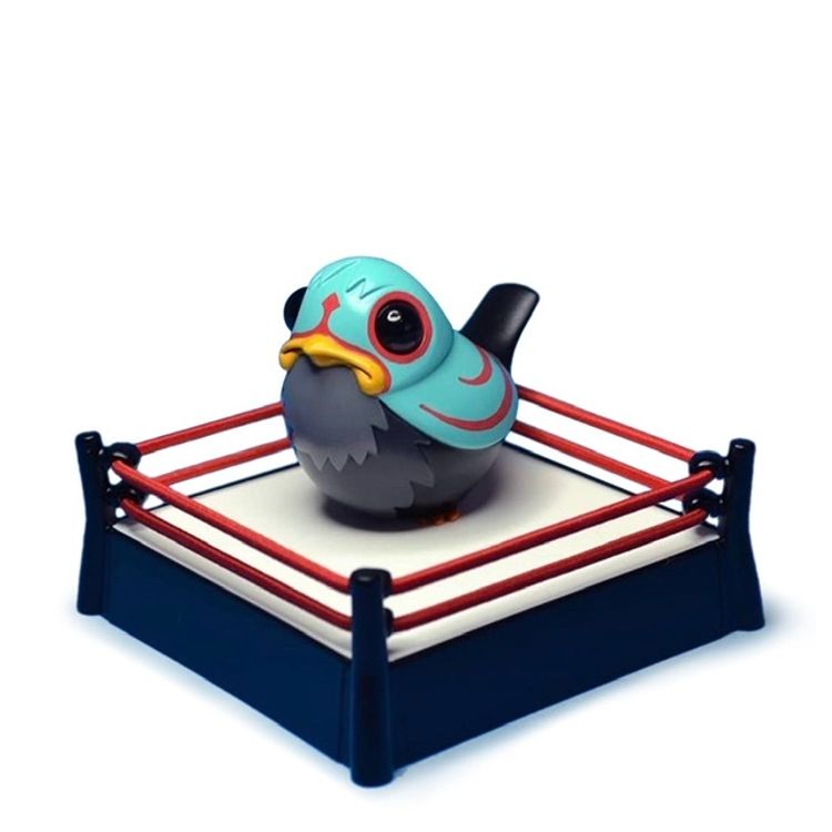 Robin goes luchador by Angry Hedgehog (Sam Costidell)