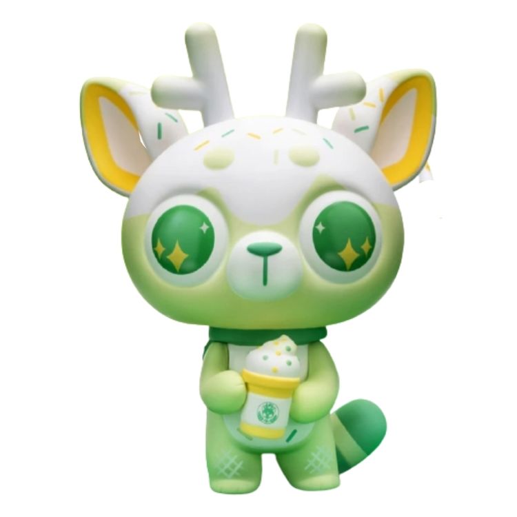 DeerCat - Melon Ice Cream Soda by Amber Aki Huang