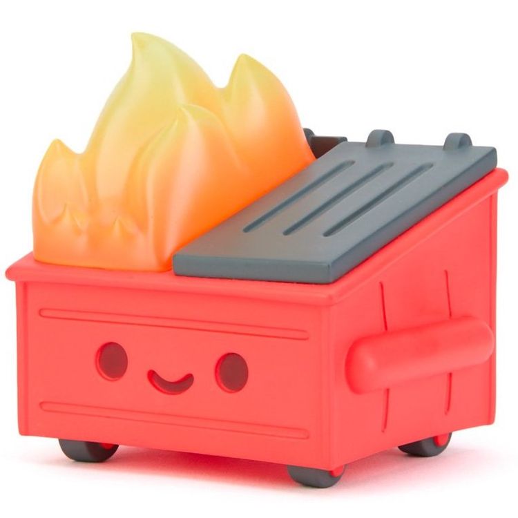 Sunburn Red Dumpster Fire by 100% Soft