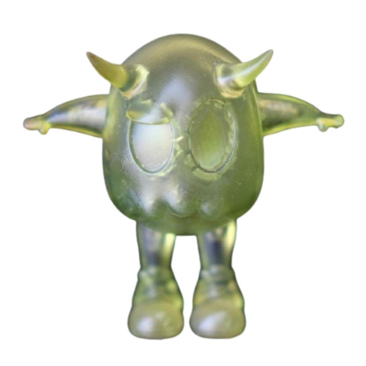Light Green Resin Mini Eggie by Art Fabula
