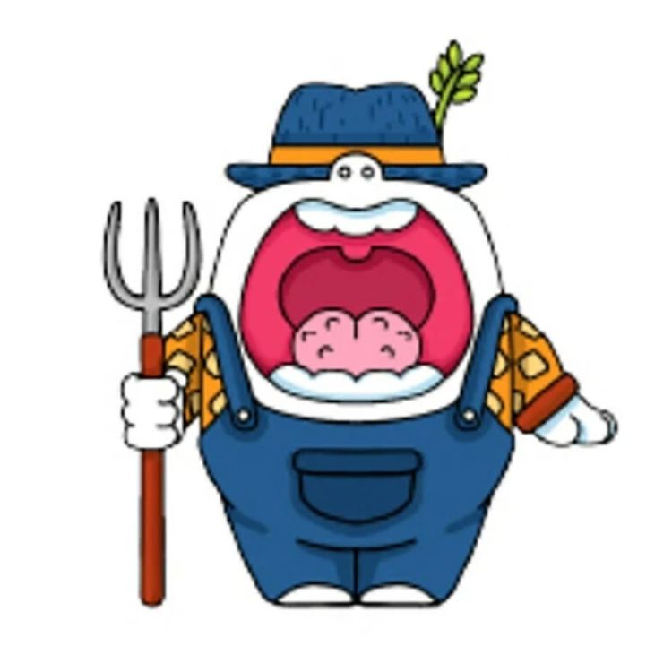 Farmer Blue Mallow by Mupa Toy