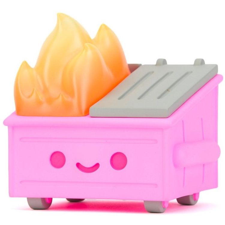 Pepto Pink Dumpster Fire (Japan LA Exclusive) by 100% Soft