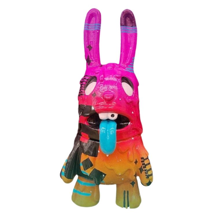 RetroWave Zombie Bunny by Fetch for Donuts (Aleana Soto)