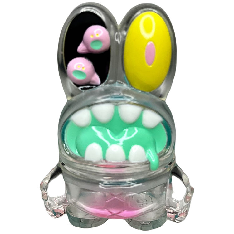Rainbow Ice Zombie Frog Gebogebo by Grape Brain