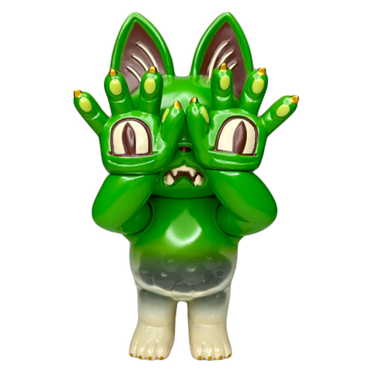 Matcha Milk Tea Hell's Cat Onigiri by Grape Brain