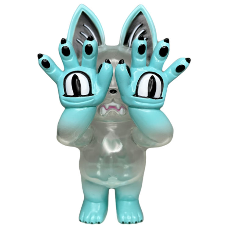 Tiffany Blue Hell's Cat Onigiri (Toystation88 Exclusive) by Grape Brain