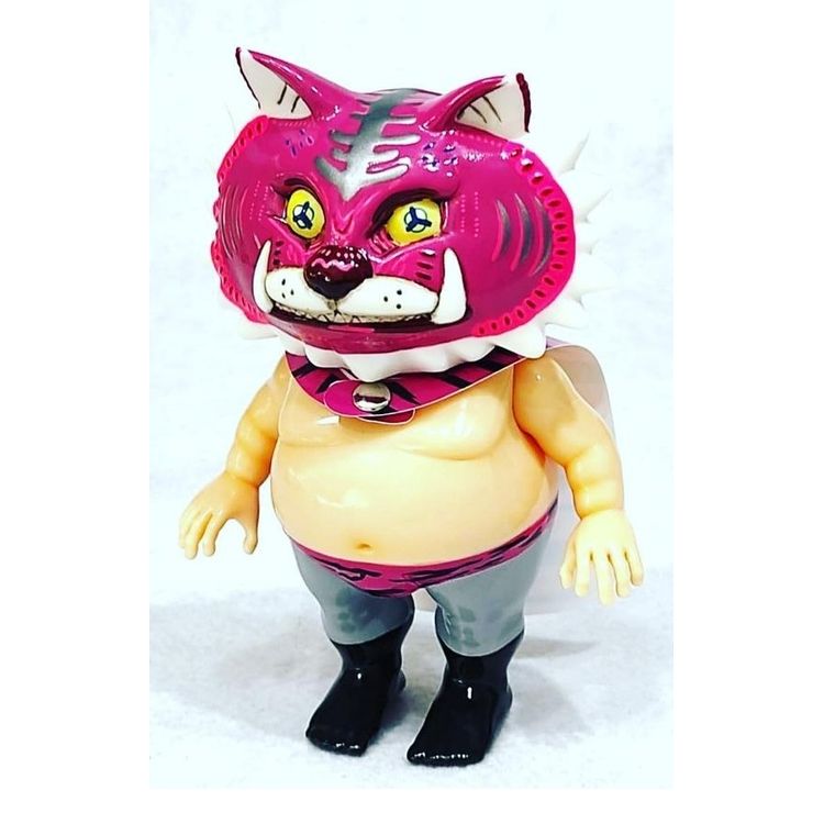 BJJ Tiger Mask Purple Pink Version by Kaiju One