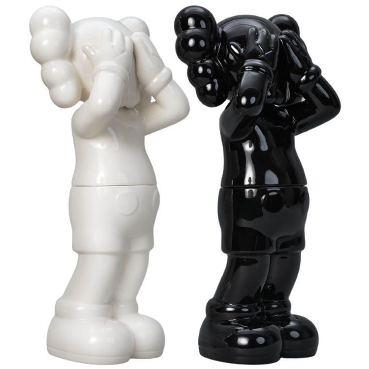 Black & White UK Holiday : Containers by Kaws (Brian Donnelly)