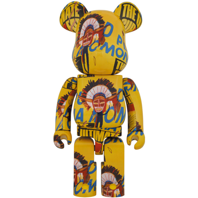 1000% Andy Warhol x Jean-Michel Basquiat #3 Be@rbrick by Andy Warhol