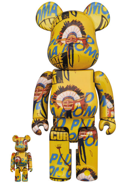 100% + 400% Andy Warhol x Jean-Michel Basquiat #3 Be@rbrick