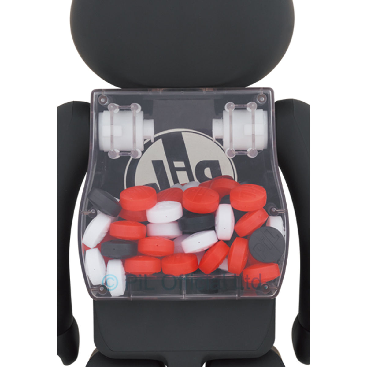 100% + 1000% Black PiL Be@rbrick (Set)