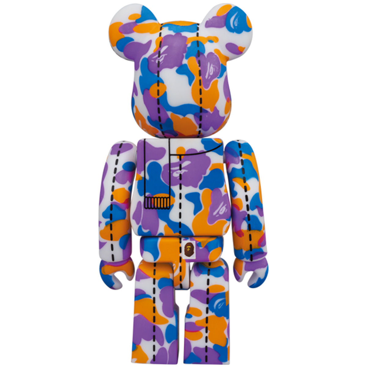 100% Mixed Camo Bearbrick #2 : A Bathing Ape 28th Anniversary