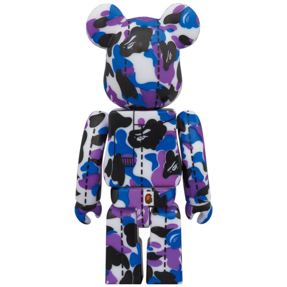 100% Mixed Camo Bearbrick #2 : A Bathing Ape 28th Anniversary