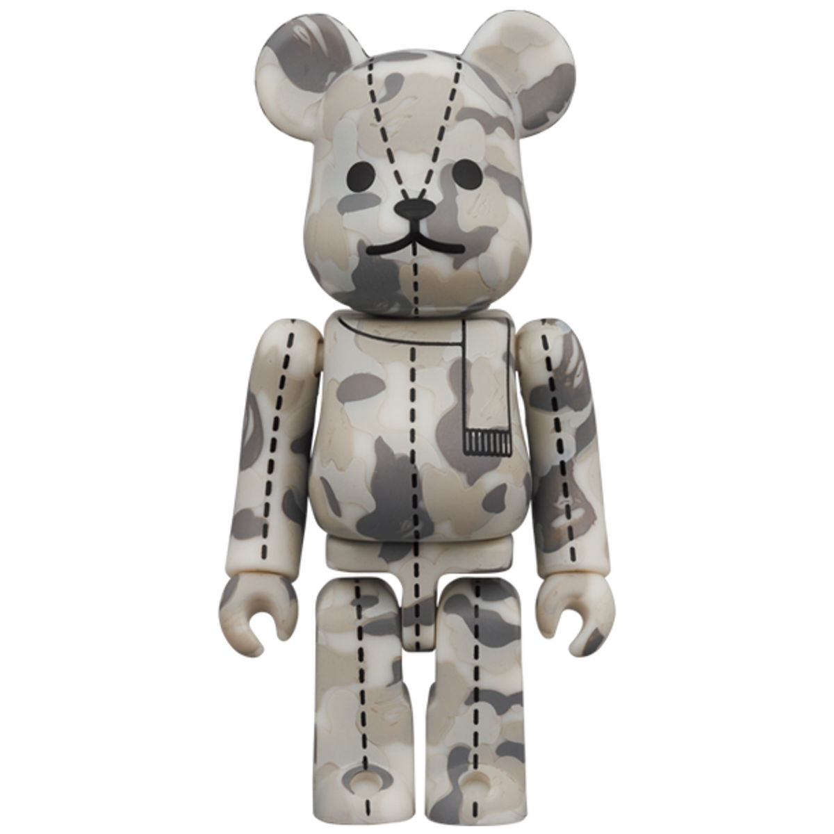 100% Mixed Camo Bearbrick #2 : A Bathing Ape 28th Anniversary