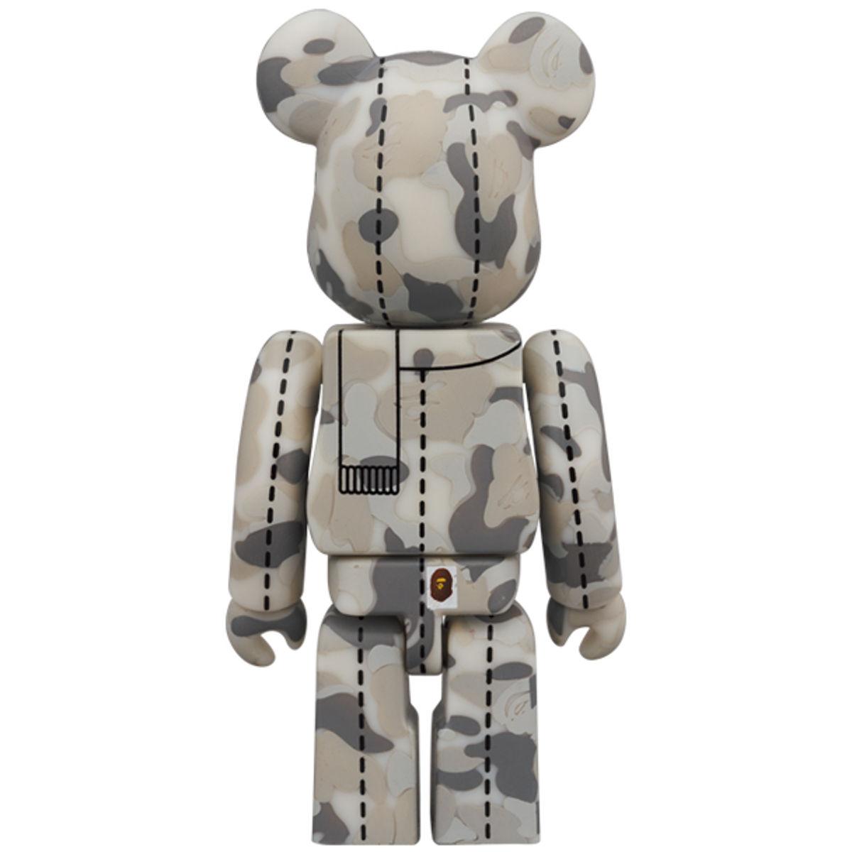 100% Mixed Camo Bearbrick #2 : A Bathing Ape 28th Anniversary