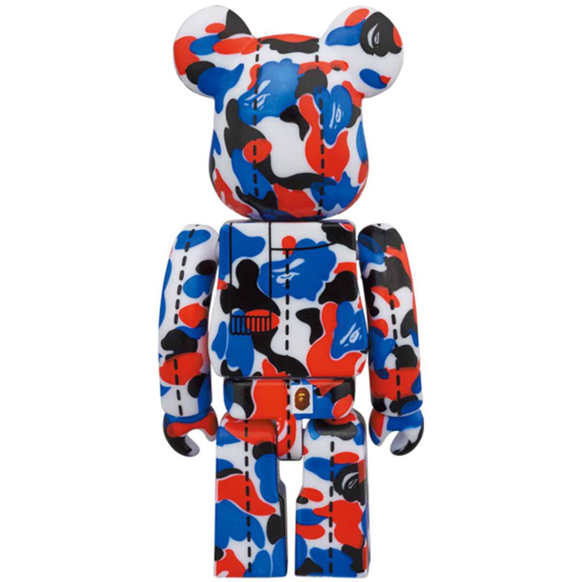 100% Mixed Camo Bearbrick #2 : A Bathing Ape 28th Anniversary