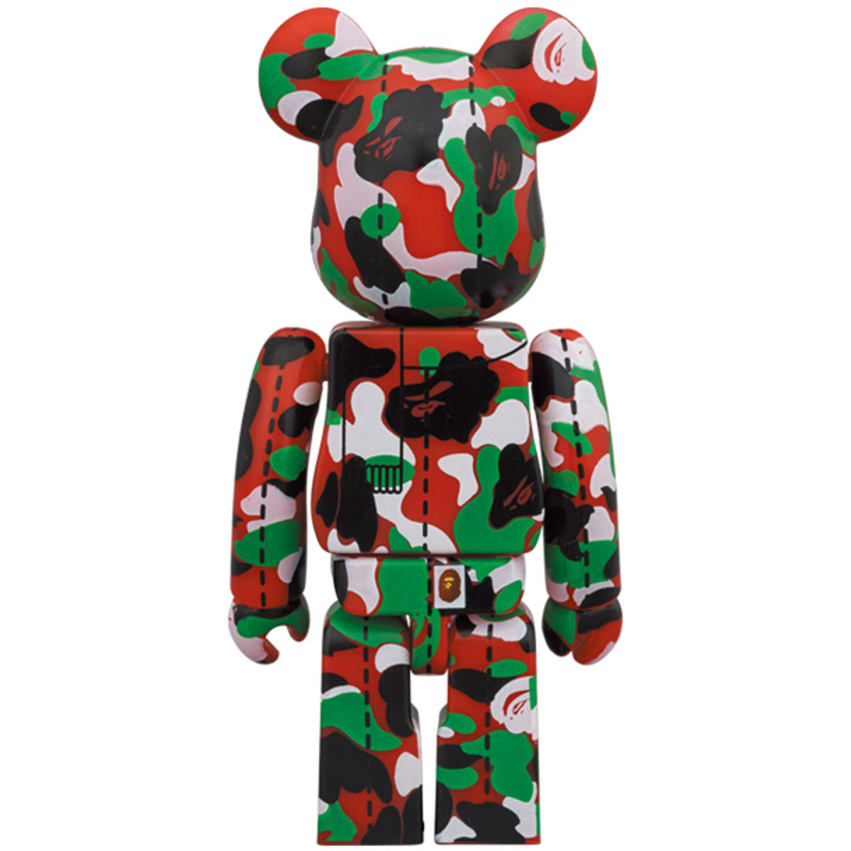 100% Mixed Camo Bearbrick #2 : A Bathing Ape 28th Anniversary