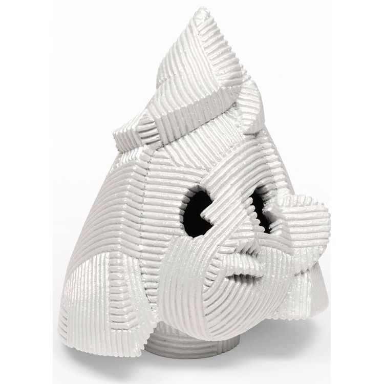 White Sankaku-Face by En Iwamura