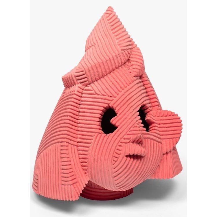 Pink Sankaku-Face by En Iwamura