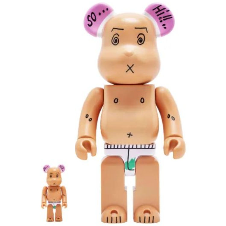 100% + 400% 3125C x Objective x Edison Chen Be@rbrick (Set) by CLOT