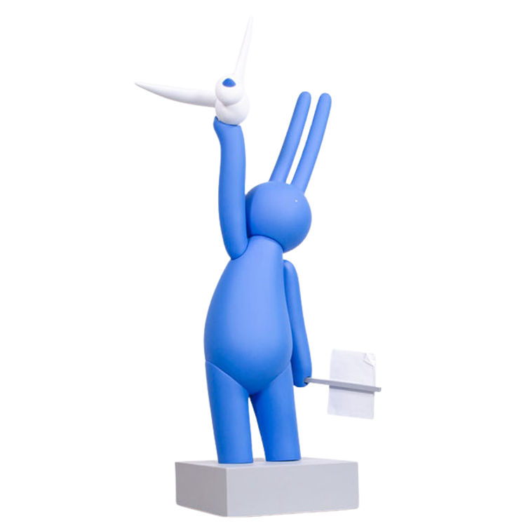 Blue Hope Petit Lapin by Mr. Clement