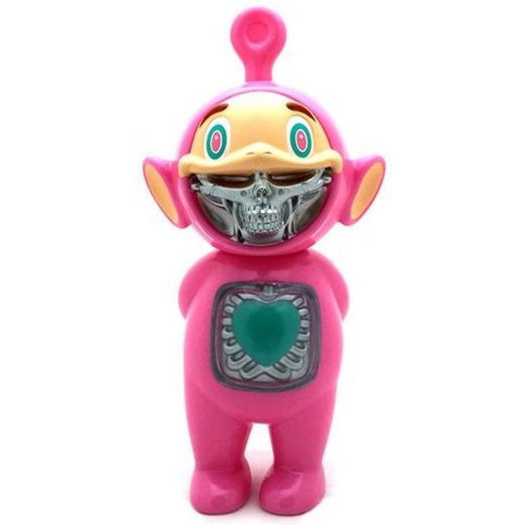 Telegrinnies Pink ( JPS Edition ) Secret B 20% – number 21 to 60 clear chest cover by Ron English