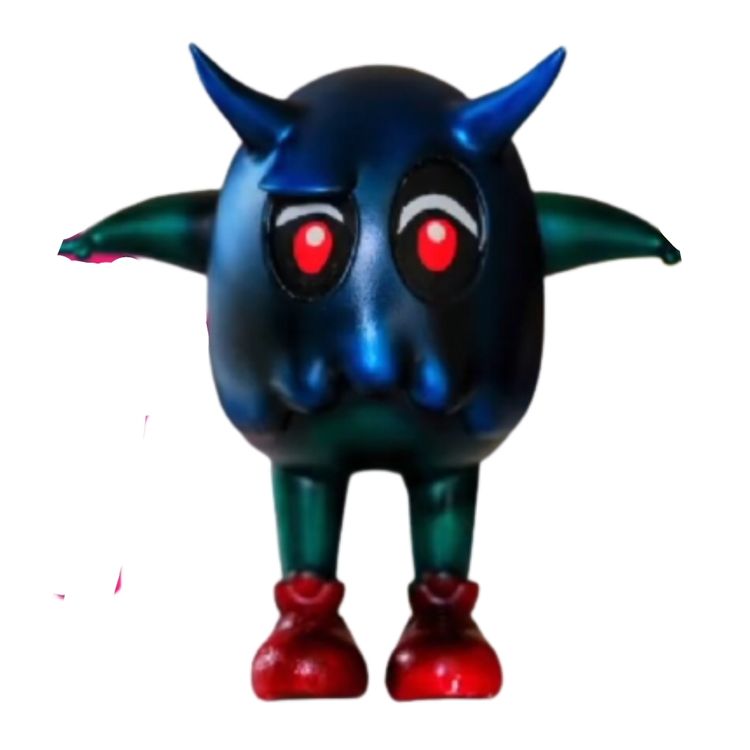 Midnight Blue Eggie by Art Fabula