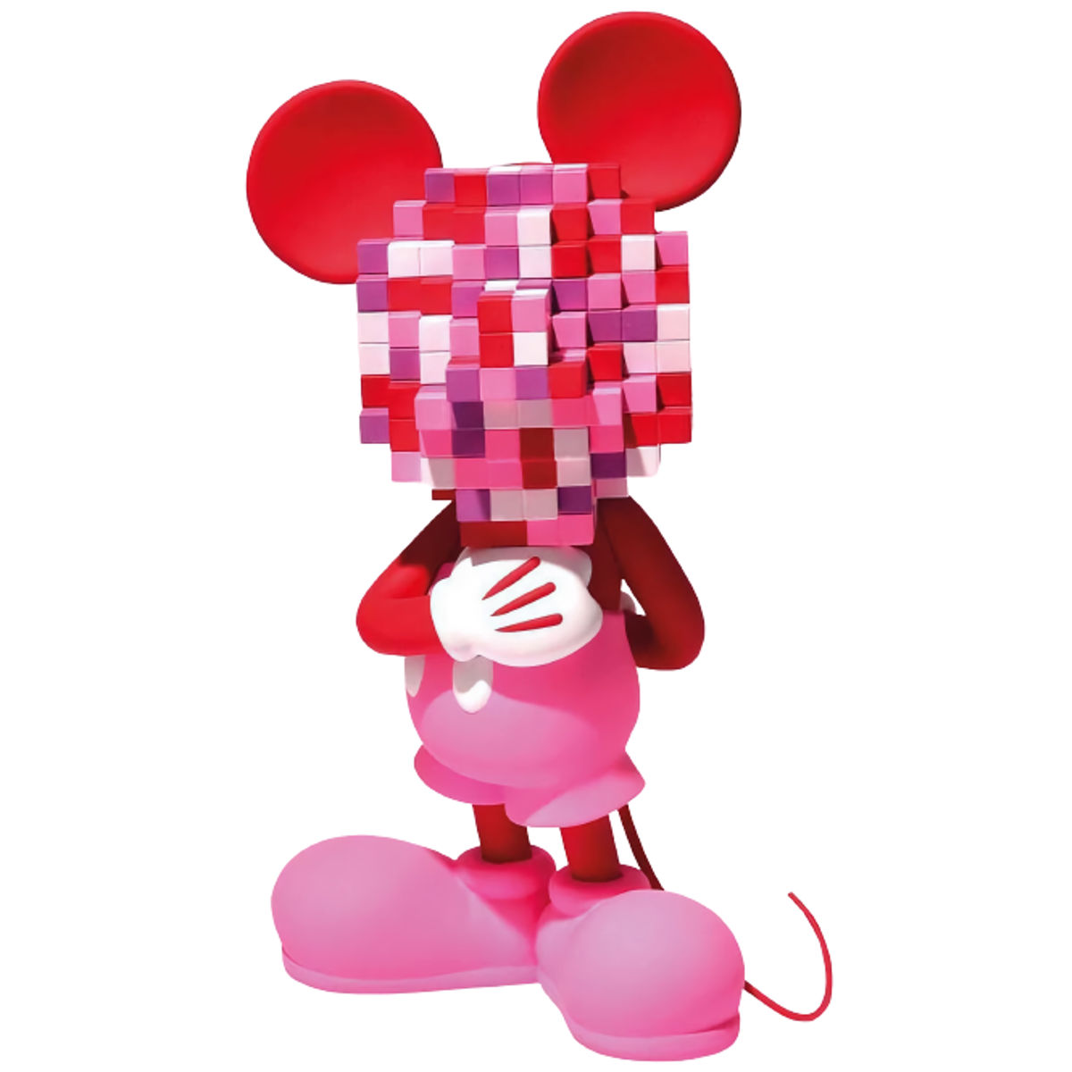 Red Mosaic Mickey Mouse