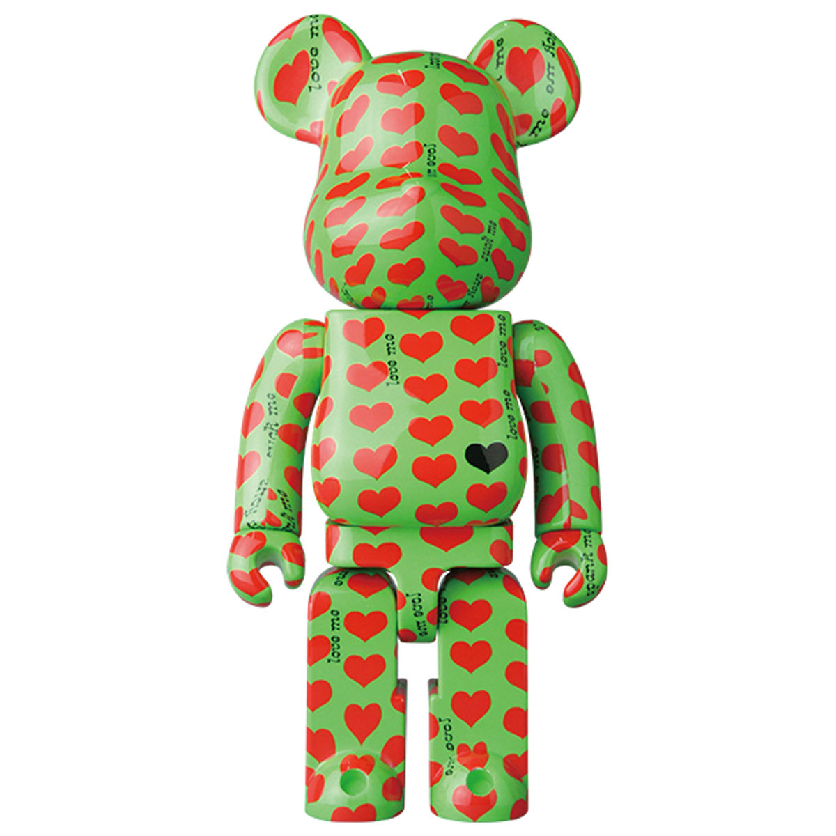 100% + 400% Amplifier Green Heart Be@rbrick (Set)