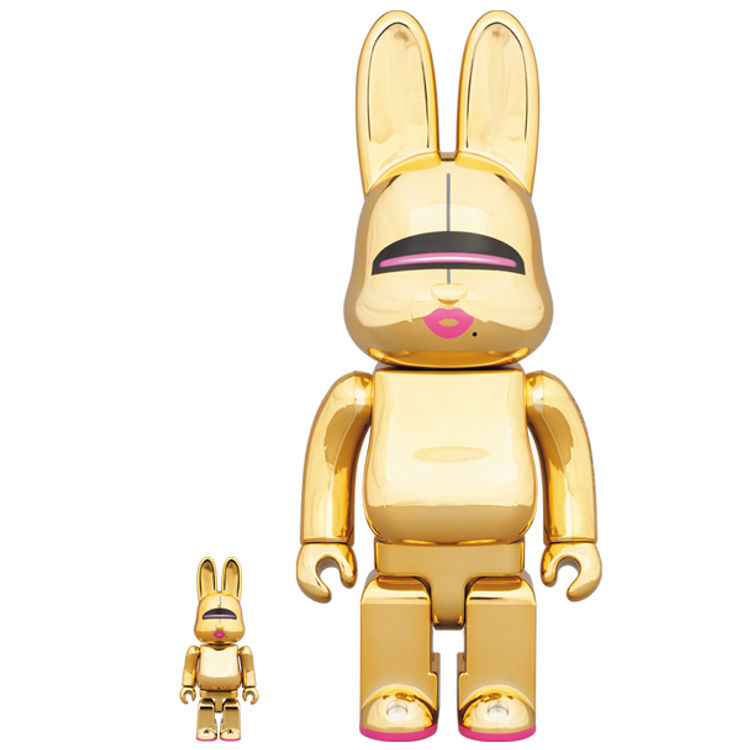 100% + 400% Gold Sexy Robot R@bbrick (Set) by Hajime Sorayama