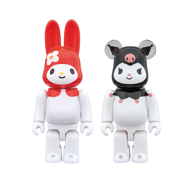 100% Kuromi Be@rbrick + 100% My Melody R@bbrick (Set) by Sanrio