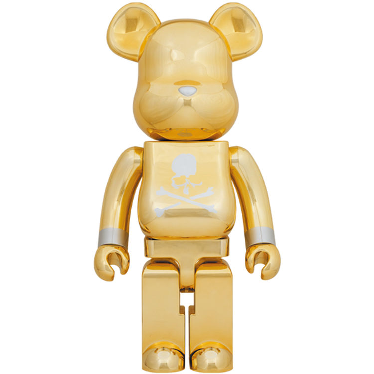 1000% Gold Plated Mastermind Japan Be@rbrick by Mastermind Japan