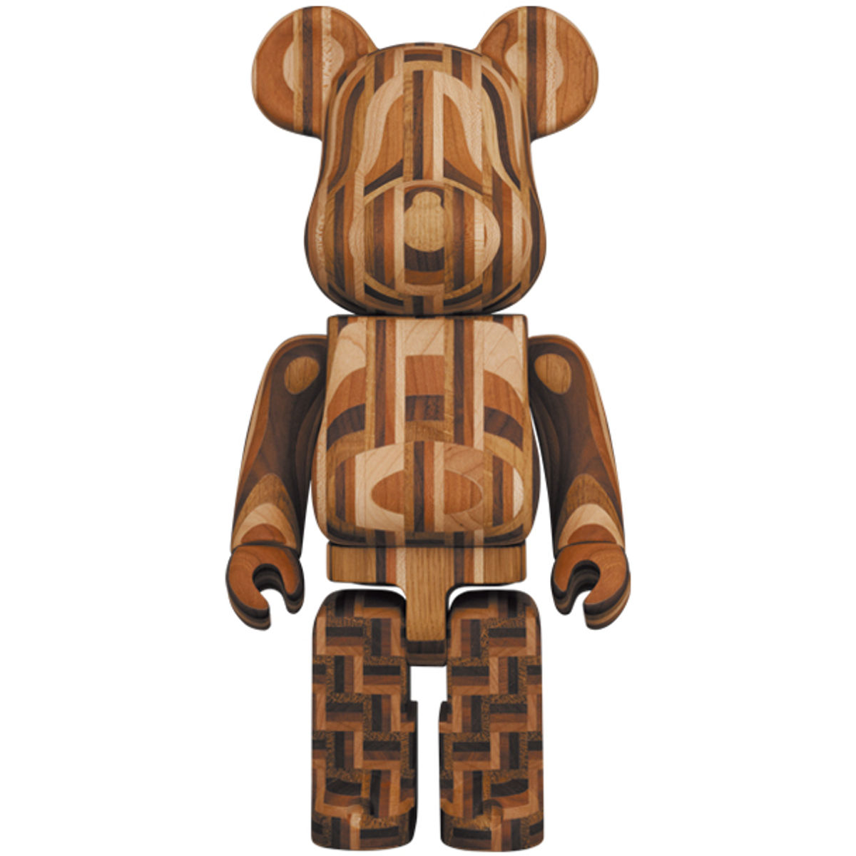 400% 2nd Parquet Karimoku Be@rbrick